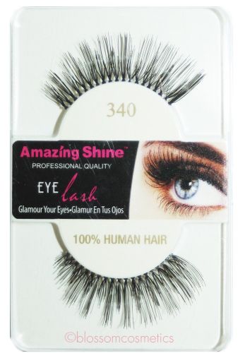 Amazing Shine Human Hair False Eyelashes - 340 