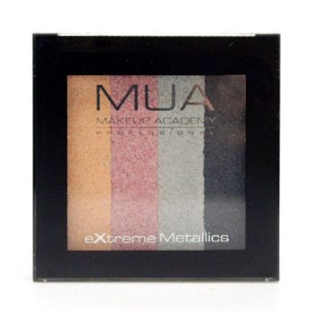 MUA Professional Make-Up Extreme Metallic Quad Eyeshadows Glammed Up