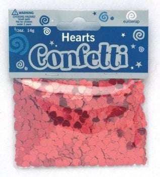 Eurowrap Hearts Confetti 14g