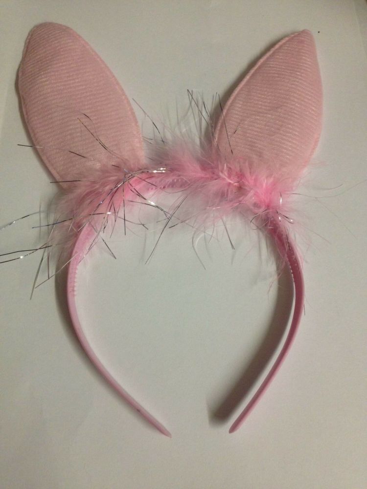 Pink Bunny Ears Headband / Aliceband