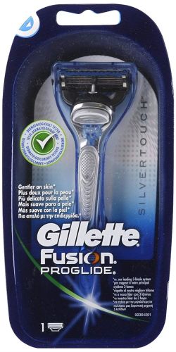 Gillette Fusion Proglide Silvertouch Manual Razor 