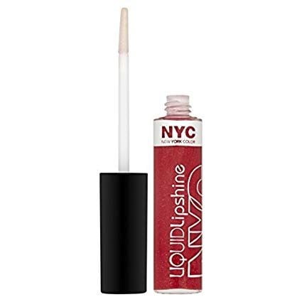 NYC Liquid Lip Shine, Rockefeller Red by NYC