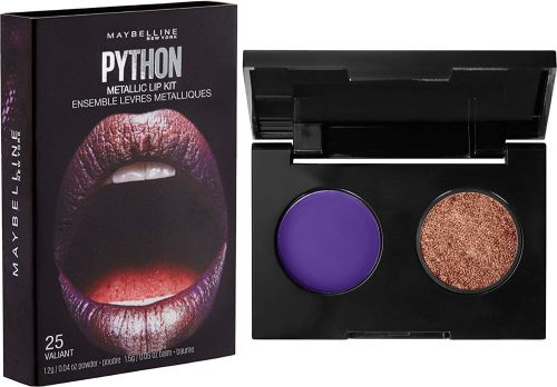  New Maybelline- Lip Studio Python Metallic Lip Makeup Kit, Valiant 