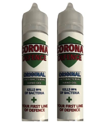 Corona Defence  Antibacterial Hand Gel - 60ml  (Pack of 2)