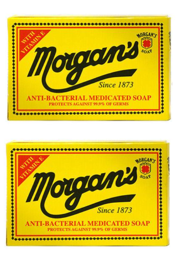    Morgan's Antibacterial Medicated Soap 80g ( Pack of 2)