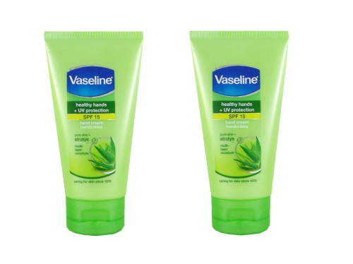 Vaseline Hand Cream Pure Aloe 75ml (Pack of 2)