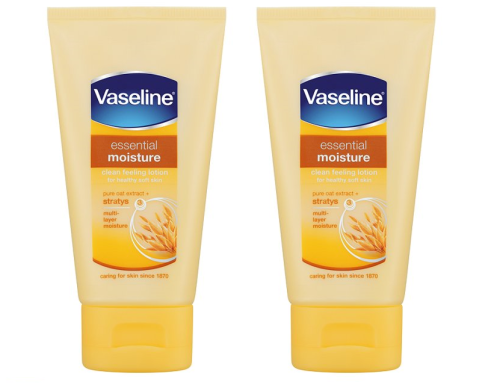 Vaseline Hand Cream Pure Oat Extract 75ml (Pack of 2)