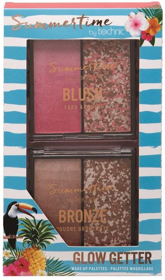 Technic Summertime Glow Getter Shimmering Bronzer & Blusher Duo Palette Set
