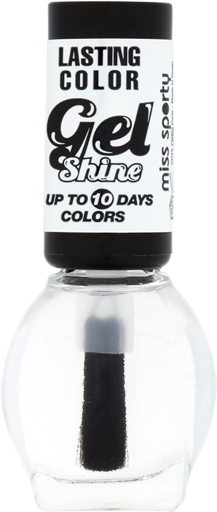 Miss Sporty Lasting Colour Gel Shine Nail Polish, 7 ml, Pure Shine