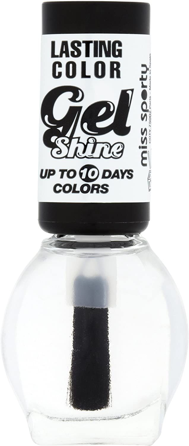 Miss Sporty Lasting Colour Gel Shine Nail Polish, 7 ml, Pure Shine
