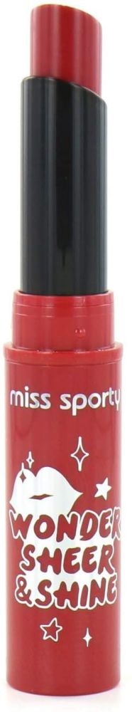 Miss Sporty Sheer Shine Lipstick Tinged Red 400