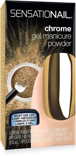 Nailene Sensationail Chrome Gel Manicure Powder - Gold
