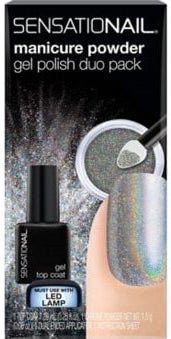 Nailene Sensationail Manicure Powder Gel Polish Duo Pack - Holographic