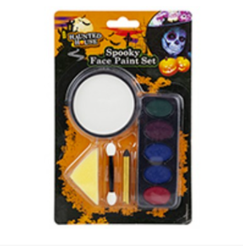        Haunted House Spooky Face Paint Set - Perfect For Halloween Dressing Up