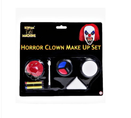      Halloween Dressing Up - Horror Clown Make Up Set - Make Up 