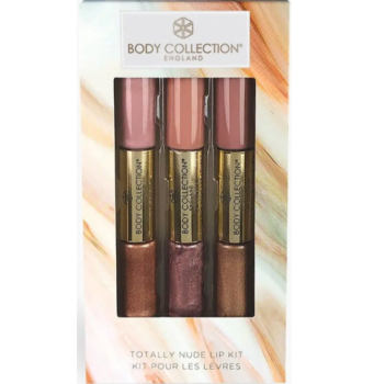 Body Collection Totally Nudes Duo Lip Colours Gift Set- Perfect For Christmas