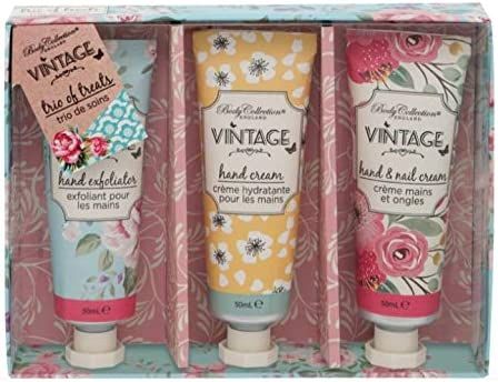 Body Collection Vintage Bouquet Hand Cream Trio Gift Set