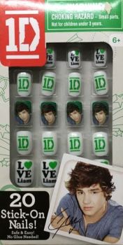 One Direction 2D Stick-On Nails - Liam