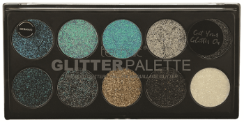 Technic Pressed Glitter Eye Shadow Palette - Get Your Glitter On - Mermaid