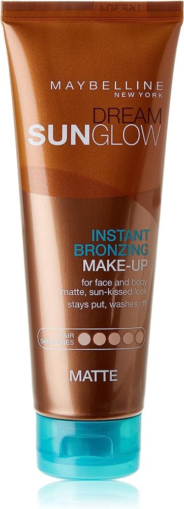 Maybelline Dream Sun Glow 01 Light Matte Instant Bronzing Make Up 125ml