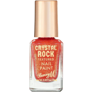 Barry M Crystal Rock Textured Nail Paint - Coral Sunstone