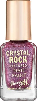 Barry M Crystal Rock Textured Nail Paint - Amethyst