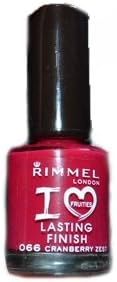 Rimmel "I Love" Lasting Finish nail polish (066 Cranberry Zest)