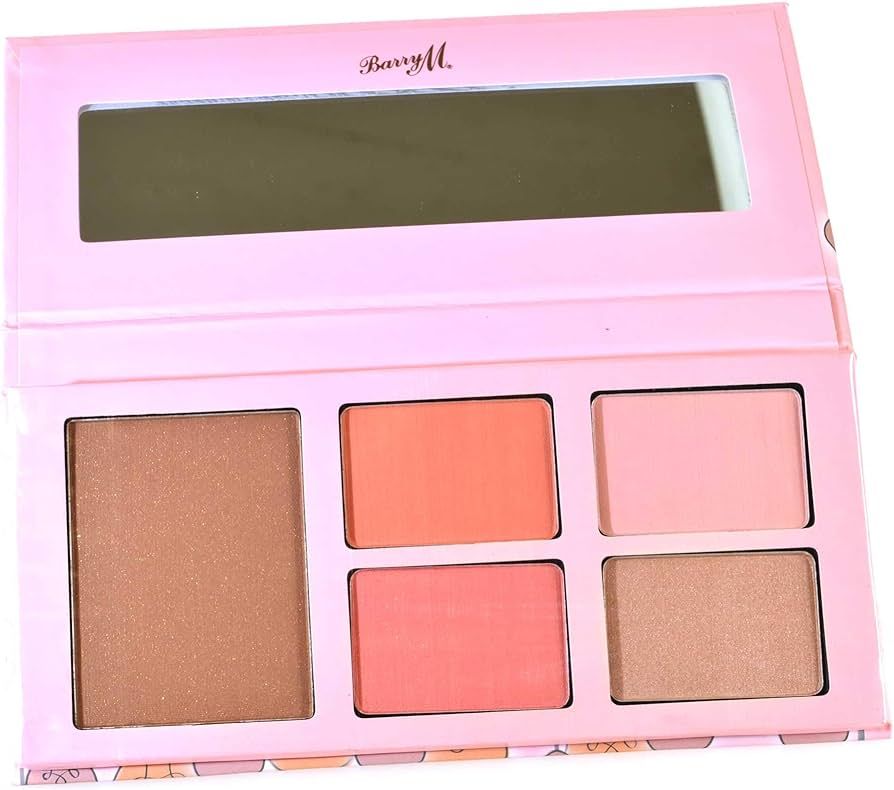Barry M Get Up & Glow Bronzer, Blusher & Highlighter Palette