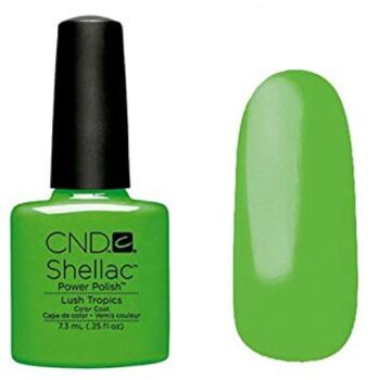 CND SHELLAC Led Uv Gel Nail Polish Lush Tropics color 7.3ML