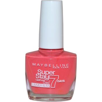 Maybelline Super Stay 7 Days Gel Nail Colour Summer Bliss 10ml Red Hot Getwaway #872