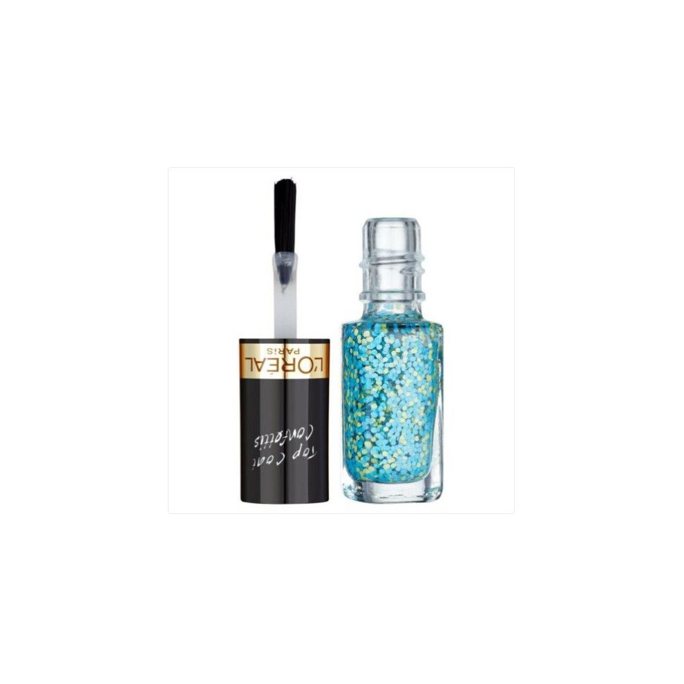 L'oreal Paris Riche Top Coat 928 Oulala Blue Nail Polish 5ml