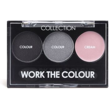COLLECTION Work The Colour Eyeshadow Palettes Trio Smoke Screen Brand New