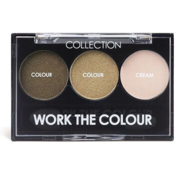 COLLECTION Work The Colour Eyeshadow Palettes Trio Champagne Fizz Brand New