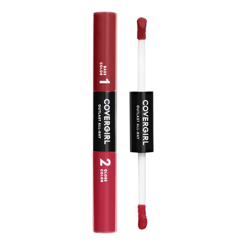 COVERGIRL Outlast All-Day Color & Lip Gloss, Precious Ruby, 0.2 Ounce