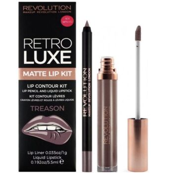 Revolution Retro Luxe Lip Kit - Treason