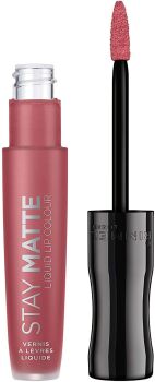 rimmel stay matte liquid lip colour - # 100 pink bliss