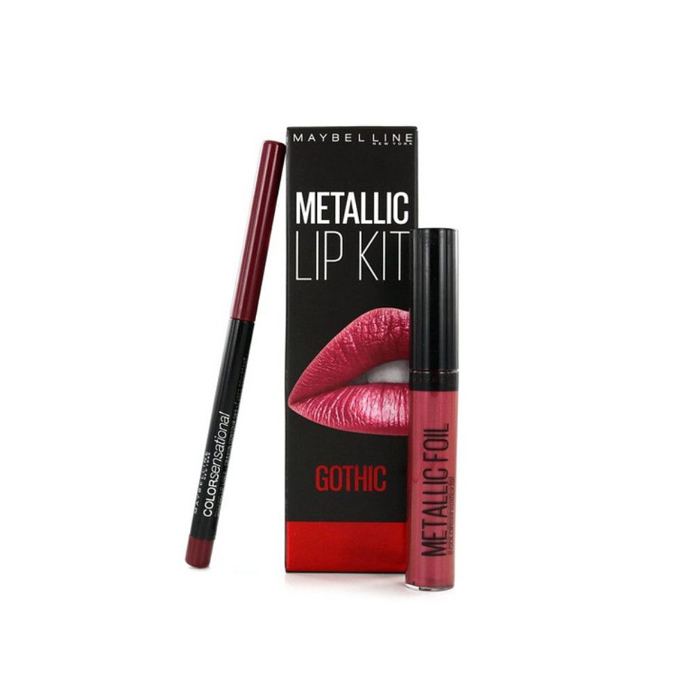 Maybelline Metallic Lip Kit - Gothic