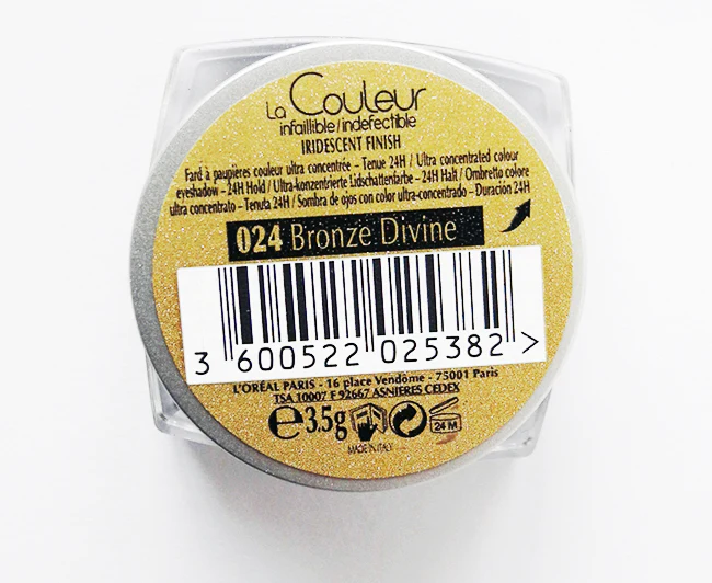 L'Oreal Color Infallible Eye Shadow - 024 Bronze Devine