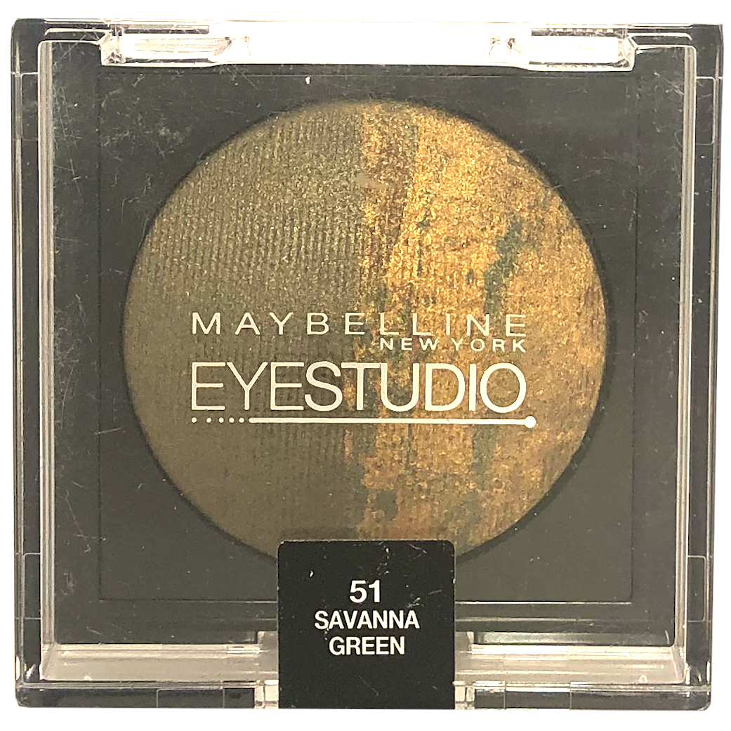 Maybelline Eye Studio Duo Baked Eyeshadow - 51 Savanna Green