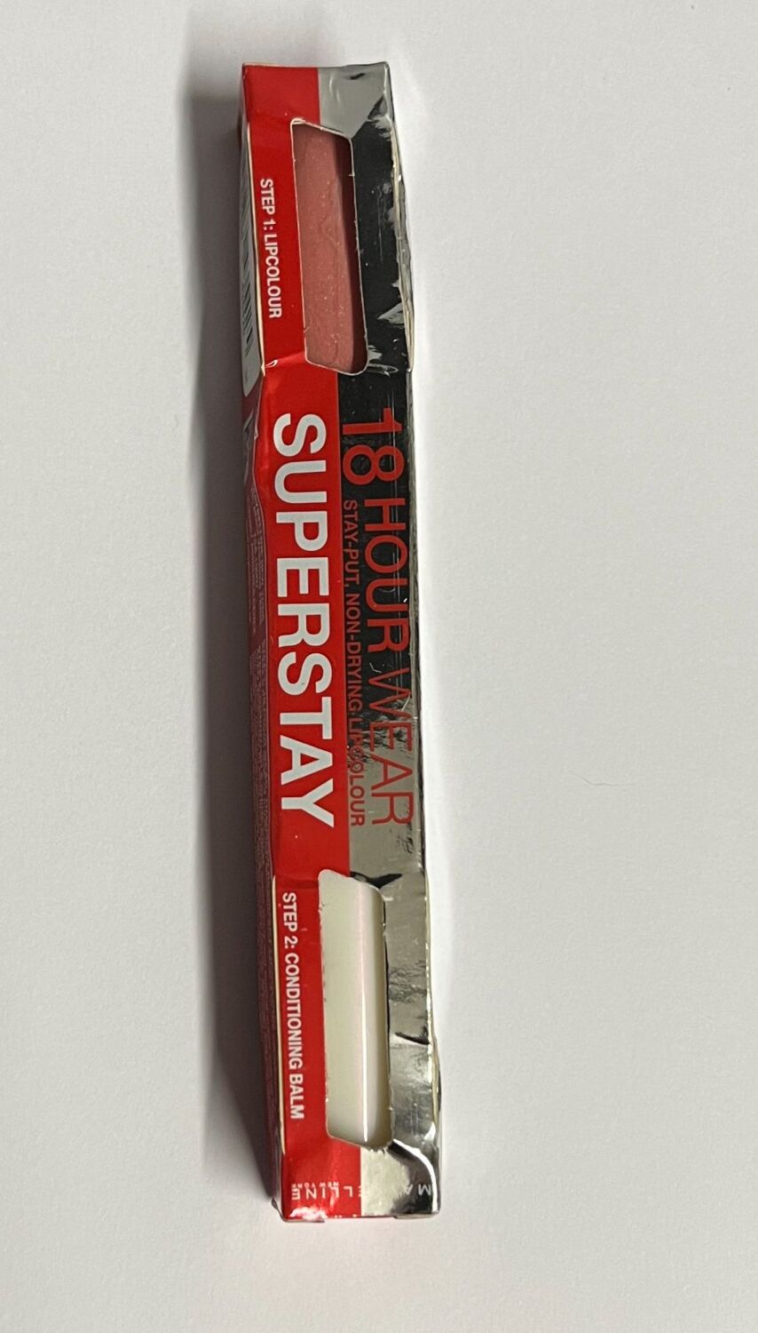 Maybelline 18 Hour Wear Superstay Lip Color & Balm - 420 Peach