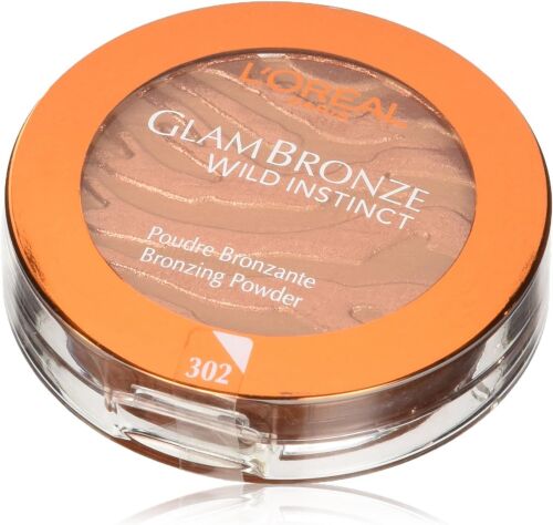 L'oreal Glam Bronze Wild Instinct Bronzing Powder - 302 Medium - Walk On The Wild Side