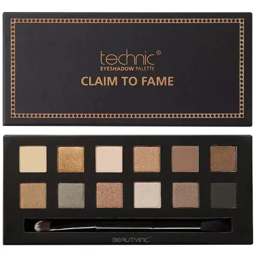 Technic 12 Piece Eyeshadow Palette - Claim To Fame