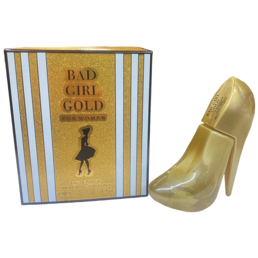 Bad Girl For Women Eau De Parfum 30ml - Shoe Design - Gold