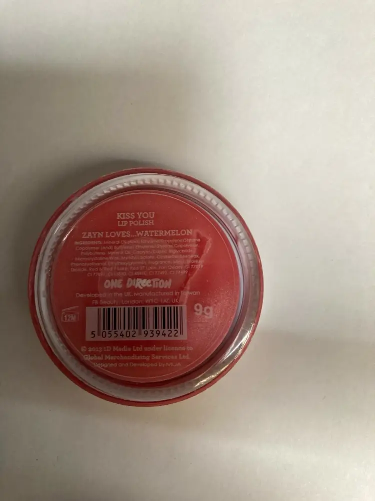 One Direction Lip Gloss - Watermelon