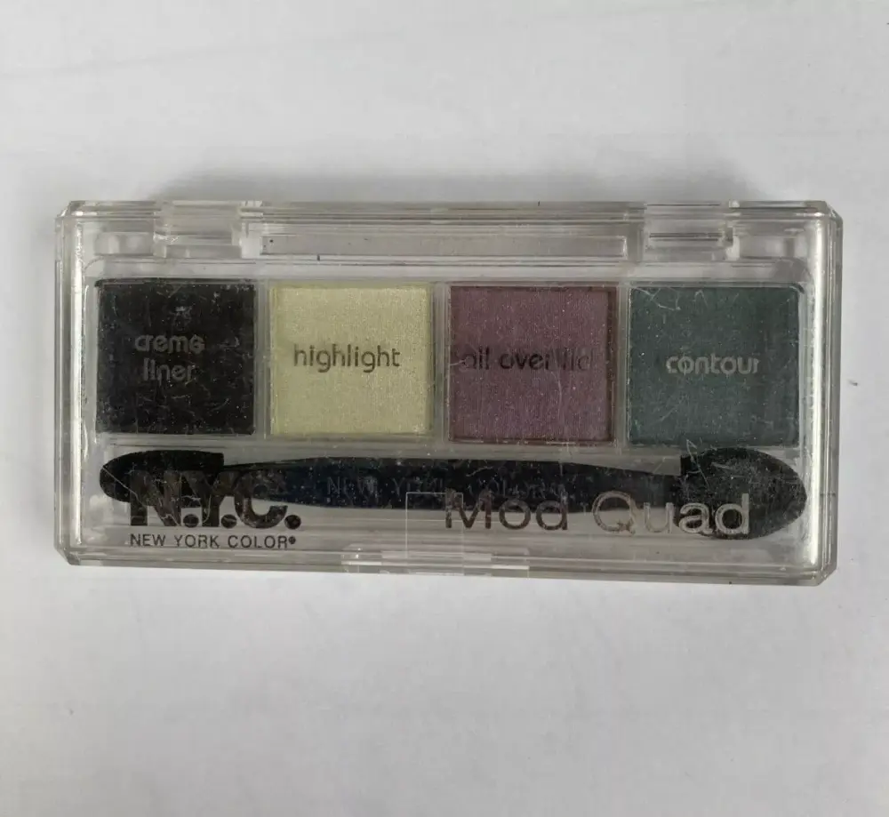NYC New York Colour Mod Quad Eyeshadows - Go Green