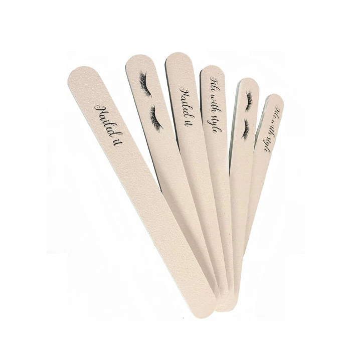 File With Style Lash Design Nail Files - 6 pack