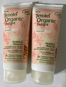 Timotei Organic Natural Shampoo With Brazilian Nut Oil 180ml - 2 Pack