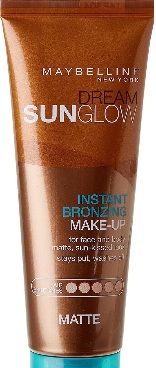 Maybelline Dream Sun Glow 01 Light Matte Instant Bronzing Make Up 125ml