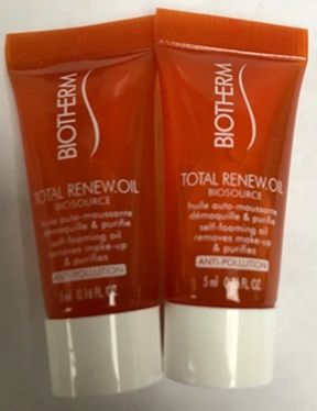 Biotherm Total Renew Oil Self-Foaming Oil Pack Of 2