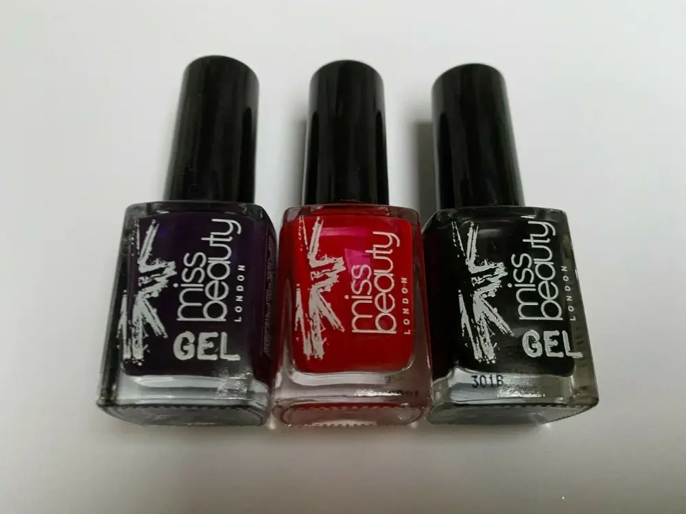 Miss Beauty Nail Polish Set x 3 Joblot